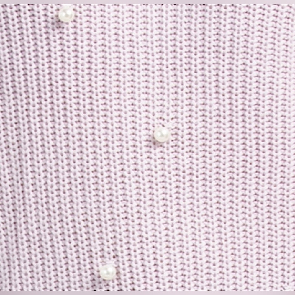 Jessica Simpson Twist Back Pearl Sweater - Picture 6 of 7